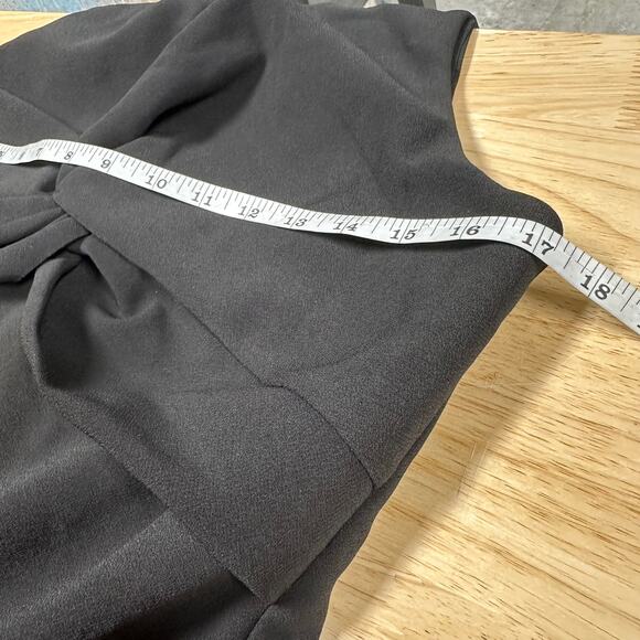 Significant Other NWT Ezra Maxi Dress Black Size 10 Open Back Twist Front Gown - Picture 10 of 12